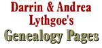 Darrin & Andrea Lythgoe's Genealogy Pages